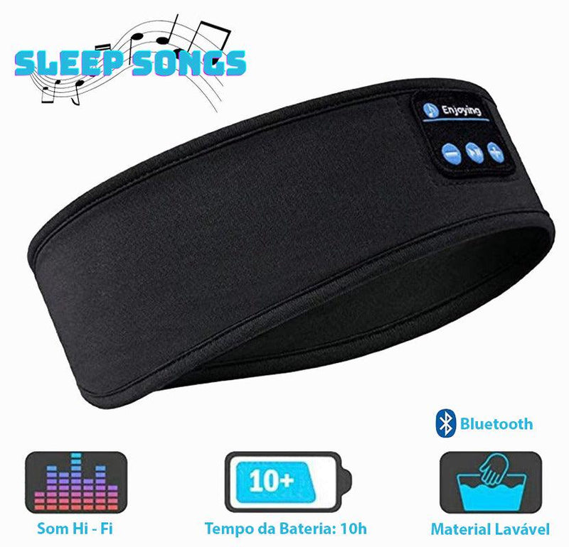 Tapa Olhos com Fones de Ouvido Bluetooth - Sleep Songs