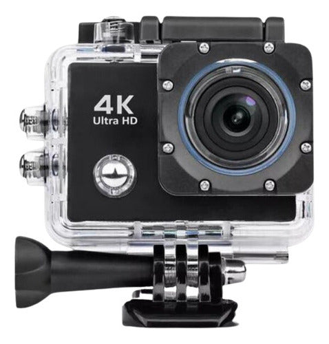 Câmera de Ação Profissional Portátil 4K Ultra HD 60FPS - Estilo Go Pro