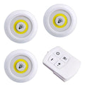 Kit Com 3 Lampadas Luminaria Led  Sem Fio Com Controle Remoto